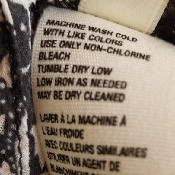 NWT Free People Dani Oversized Buttondown Shirt – Black Combo - Small - Picture 10 of 12